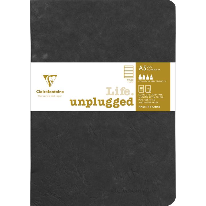 Actual product image Clairefontaine AGE BAG Set 2 booklets (AAA393, Lined, Hardcover)