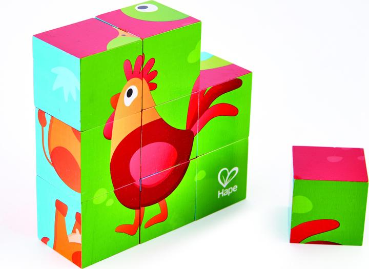 Hape Blockpuzzle Bauernhof (9 Teile)