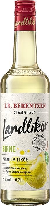 Produktbild Berentzen Landlikör Birne (1 x 70 cl)