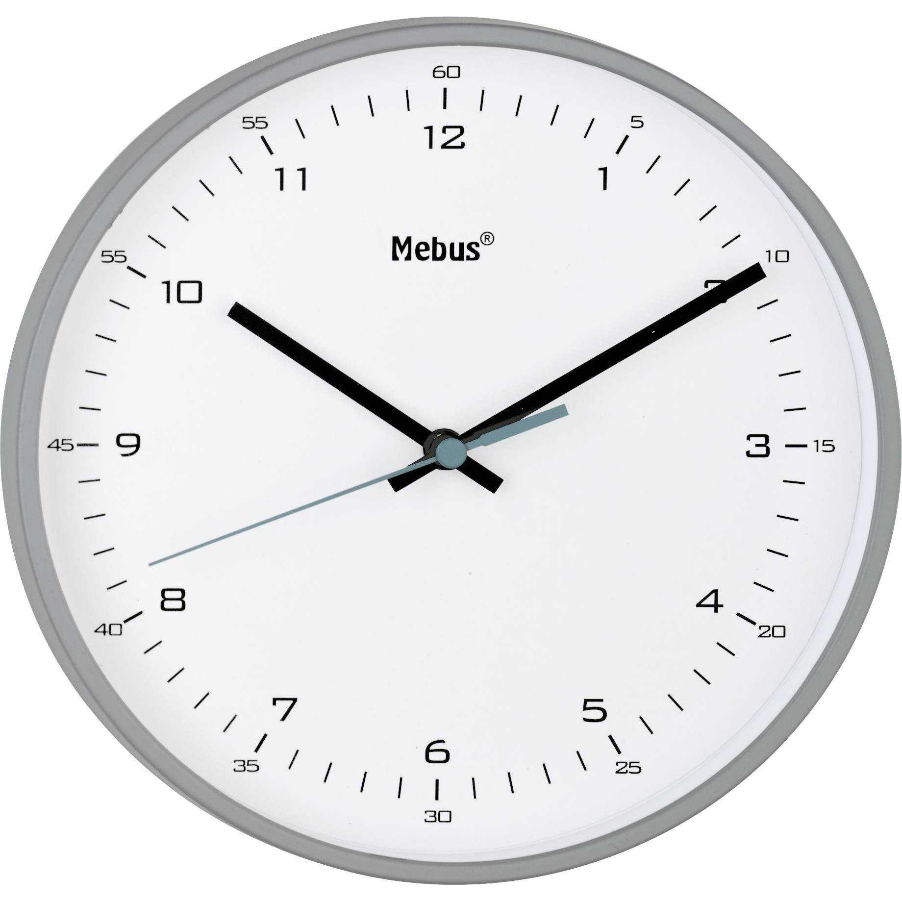 Mebus, Wanduhr, 16289 Quarz-Wanduhr (20 cm)