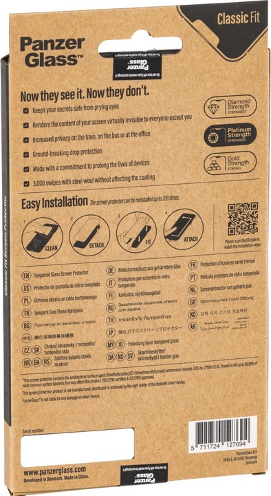 Produktbild PanzerGlass Screen Protector (1 Stück, Apple iPhone 13 Pro Max, Apple iPhone 14 Plus)