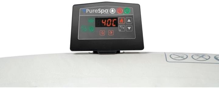 Image du produit Intex 4-PERSON GLOW DELUXE ROUND BUBBLE SPA SET 28494SZ (4 Personnes)