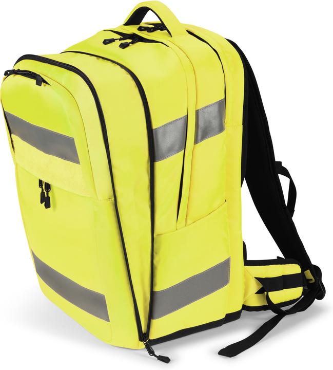 Produktbild Dicota Rucksack Hi-Vis 32 - 38 Liter - gelb (38 l)