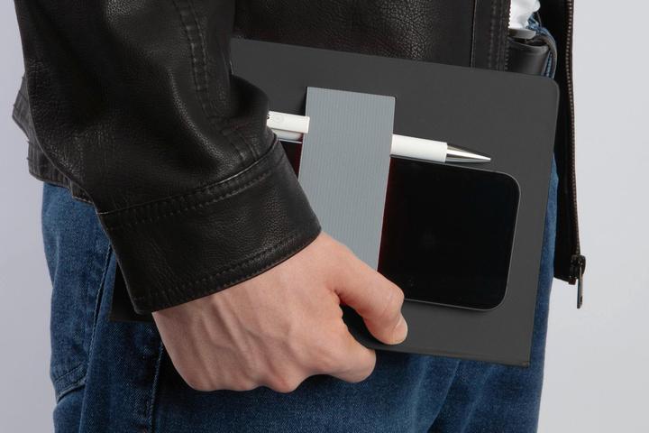 Immagine prodotto Sigel Notizbuch A5 Linescape dunkel-/hellgrau (A5, Righe, Copertina rigida)