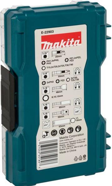 Productafbeelding Makita Zestaw Końcówek Wrętak. Z Uchwytem 30szt. Impact Zwart
