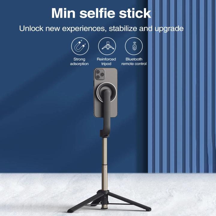 Image du produit Ueli Express Canne à selfie MagSafe avec trépied intégré et télécommande 61cm