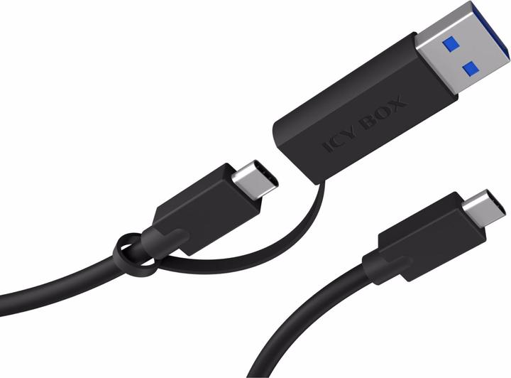 Produktbild Icy Box USB Adapter IcyBox USB 3.2 Gen 2 Type C -> Type A Adapter (1 m, USB 3.1)