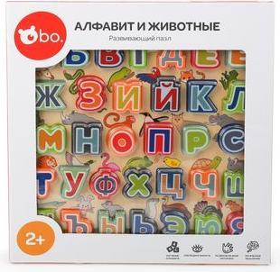 bo. Puzzle Alphabet and Animals RUS (33 Teile)
