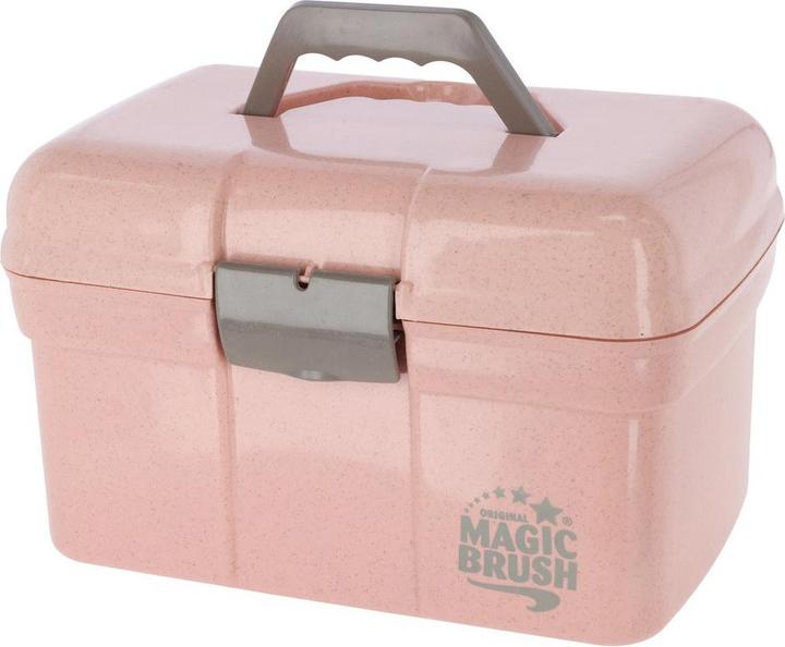Kerbl MagicBrush Putzbox Waterlily pastell-rosa gefüllt