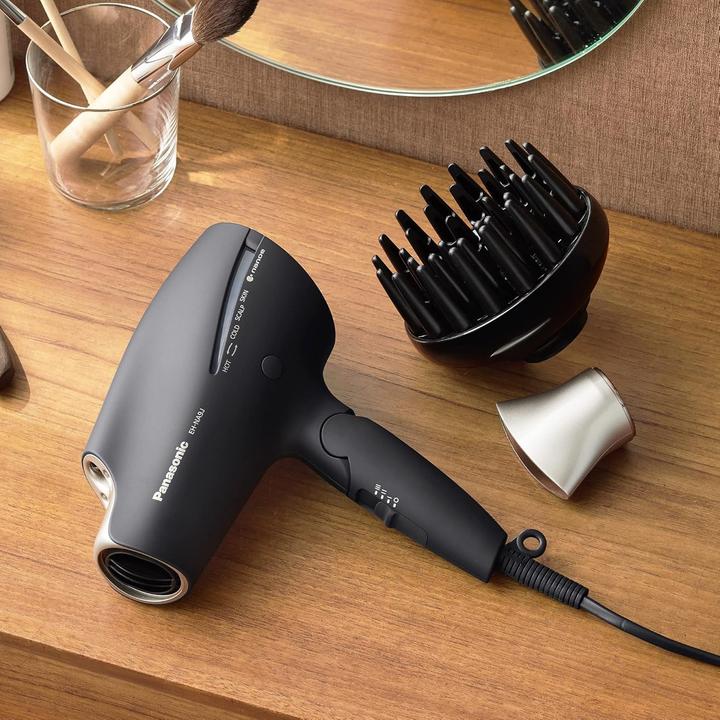 Actual product image Panasonic nanoe™ hair care series hair dryer EH-NA9J with double mineral technology - Champagne Gold (1800 W)