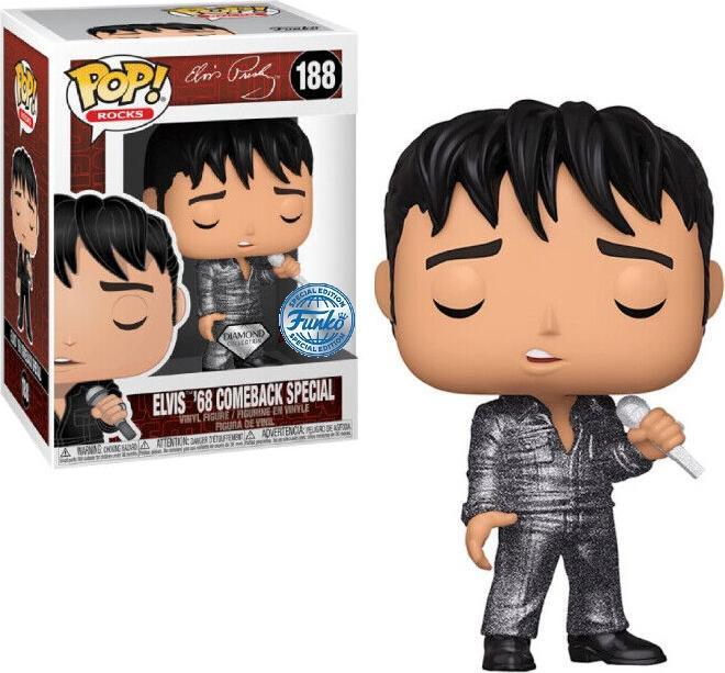 Produktbild Funko Pop! Rocks : Elvis - '68 Comeback Special (188)