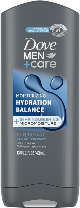 Produktbild Dove Men Care Hydrating Clean Comfort Body, Face & Hair Wash 400ml (400 ml)