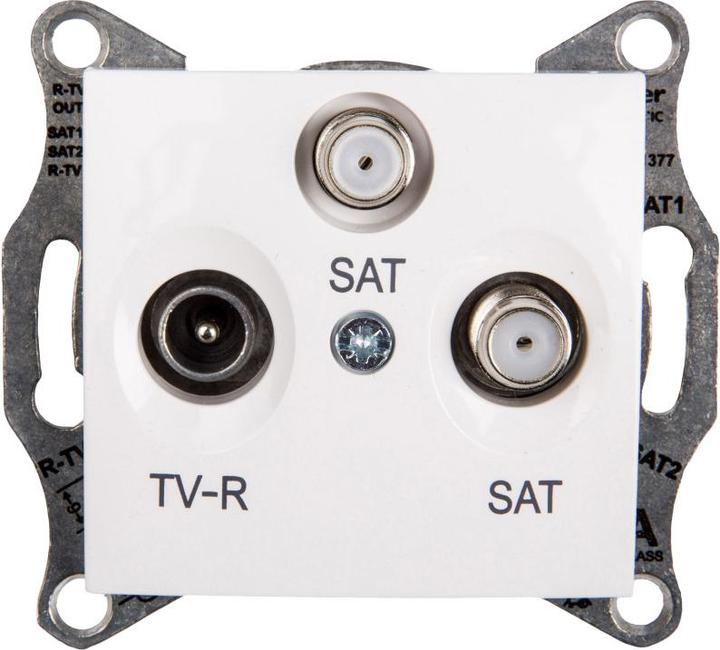 Produktbild Schneider Electric TV/SAT/SAT-Anschlussdose weiss - SDN3502121 (Antennendose)