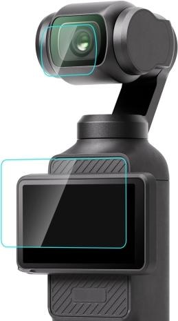 Produktbild Puluz For DJI OSMO Pocket 3 9H 2.5D HD Tempered Glass Lens Protector + Screen Film (Transparent) (Osmo Pocket 3)