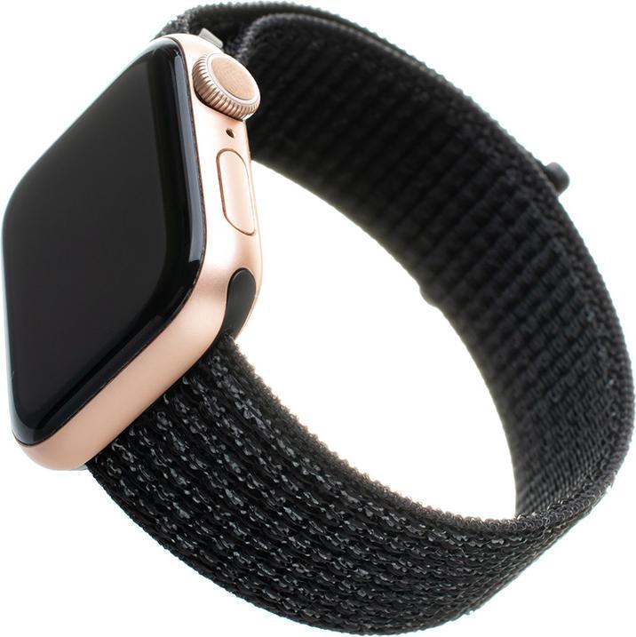 Immagine prodotto Fixed Cinturino in nylon Cinturino in nylon per Apple Watch 40 mm e Watch 38 mm, nero riflettente (Nylon)