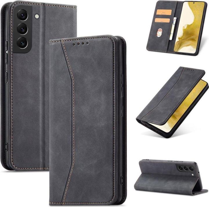 Image du produit Hurtel Magnet Fancy Case pour Samsung Galaxy S23+ flip cover wallet stand noir (Samsung Galaxy S23+)