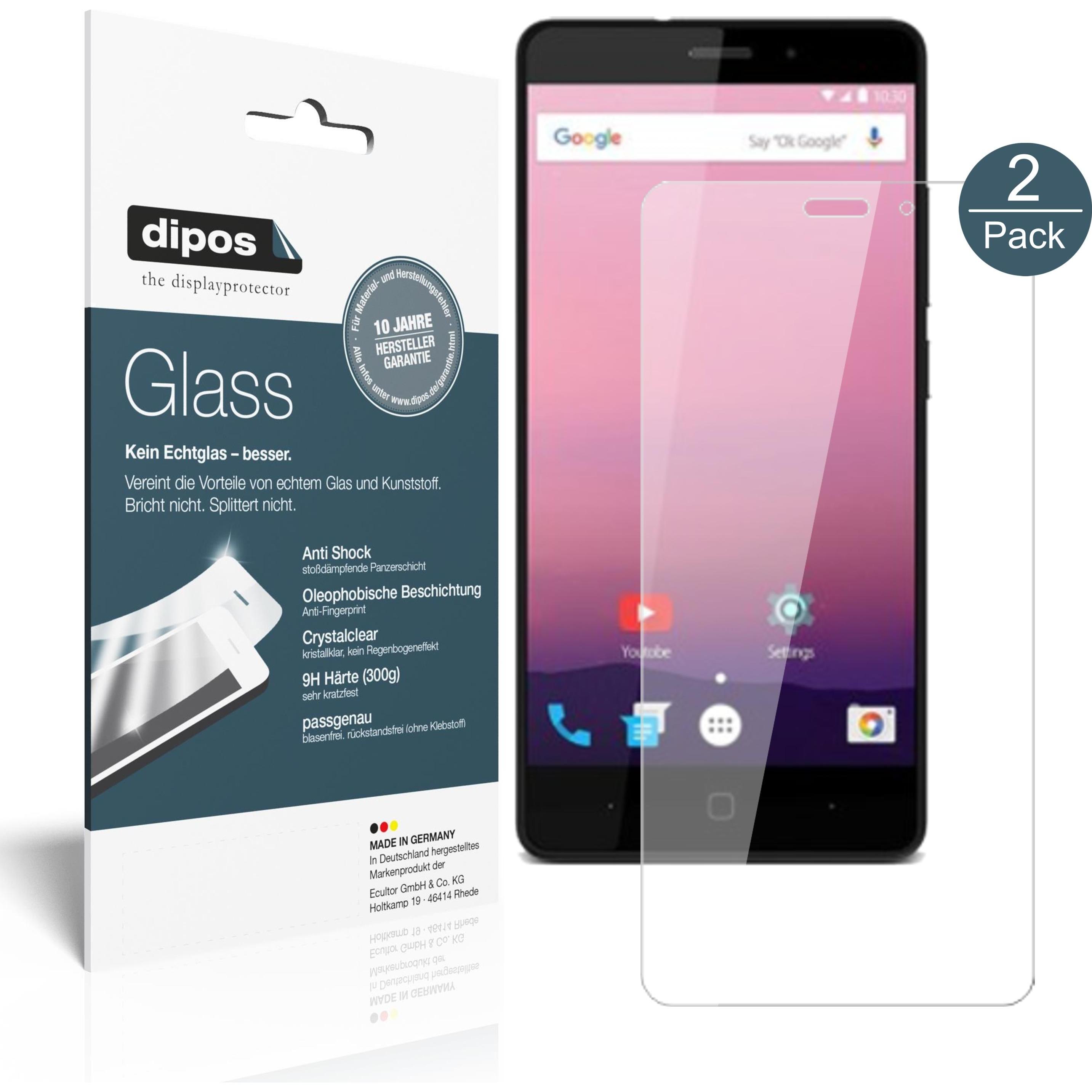 Dipos Displayschutz Anti-Shock (1 Stück, Vernee Thor E), Smartphone Schutzfolie, Transparent