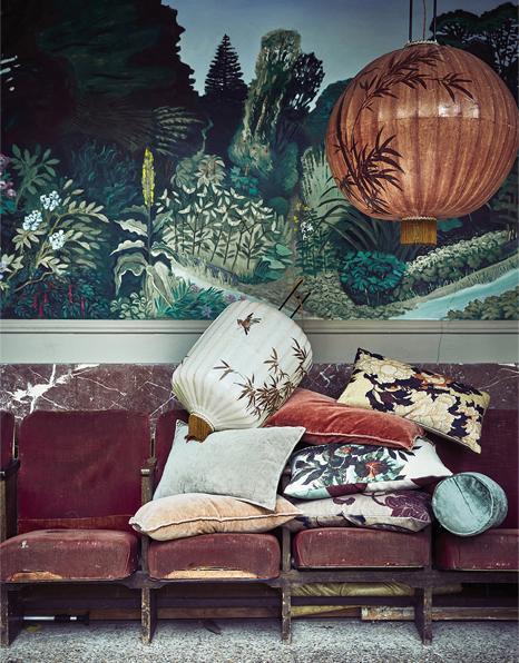 Produktbild HK Living Bedrucktes Kissen (60 x 35 cm)