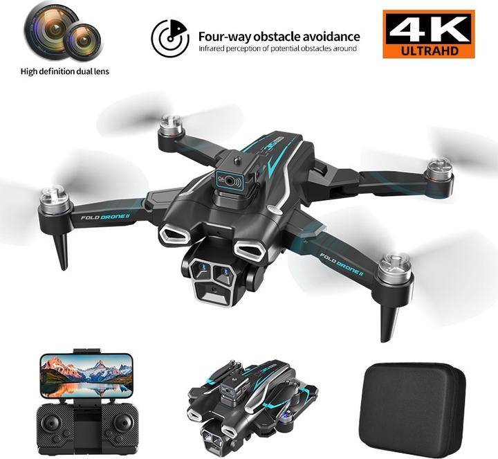 Actual product image PhoneLook H35 Falt-Drohne II Mini Drohne 4K HD Doppel-Kamera mit 360° Hindernisvermeidung und optischer Stabil