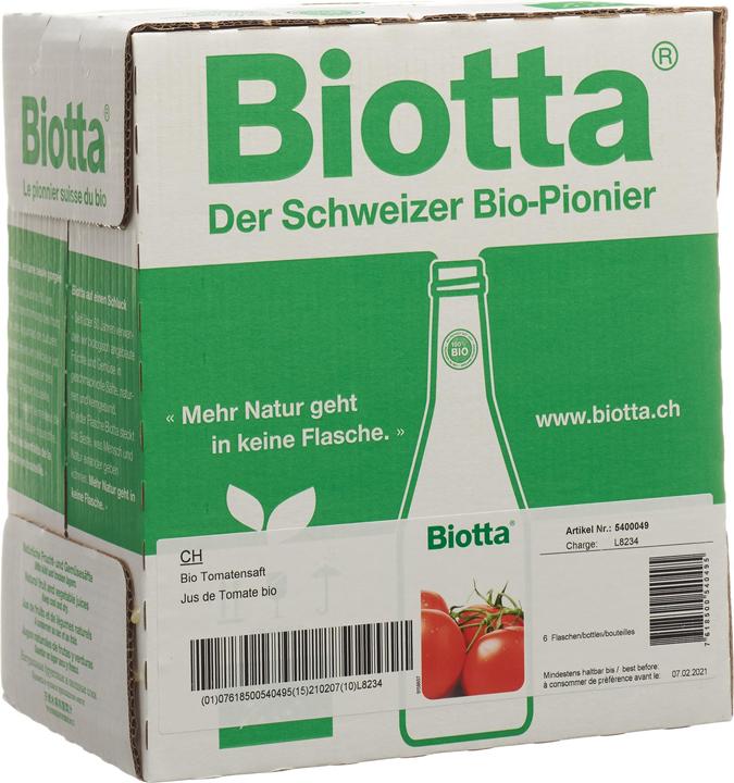 Immagine prodotto Biotta Pomodoro biologico (6 x 50 cl)