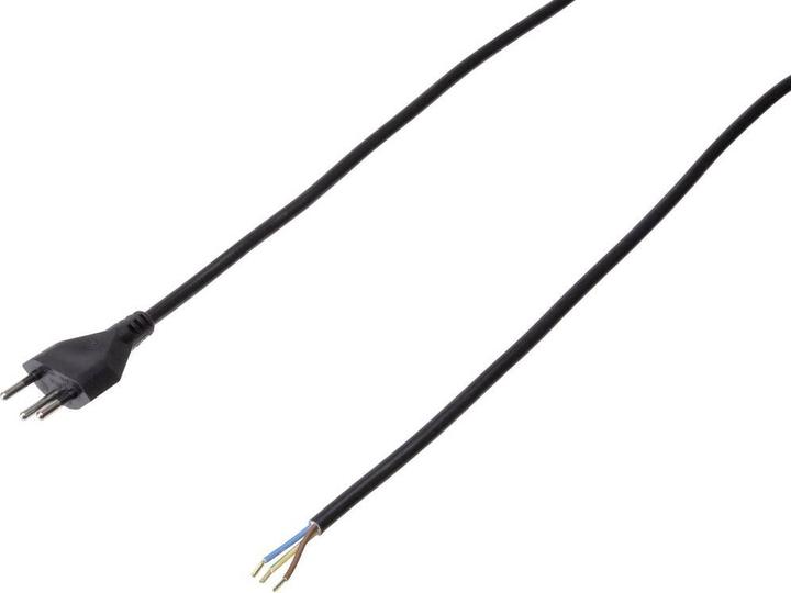 Produktbild Max Hauri TD-Netzkabel H05VV-F3G1.0 (5 m, Typ 12)