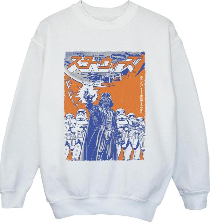 Actual product image Star Wars Boys Vader International Poster Sweatshirt (104)