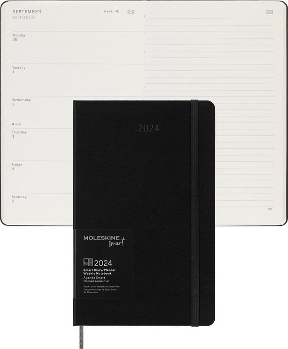 Image du produit Moleskine Smart (13 x 21 cm, Couverture rigide, Anglais)
