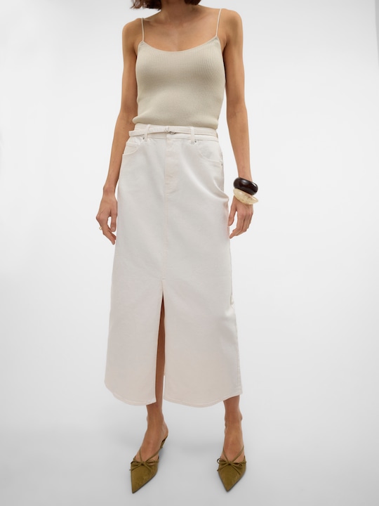 Actual product image Vero Moda VMLIZZY Hohe Taille Langer Rock Jeansrock (S)
