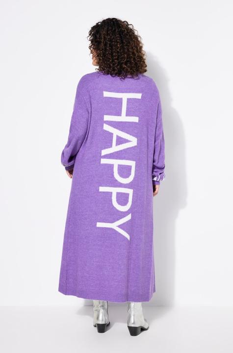 Produktbild Angel of Style Long-Strickjacke, Straight Fit, HAPPY-Statements (46, 48)