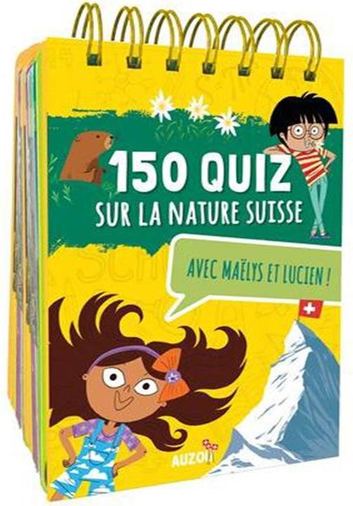 Immagine prodotto 150 quiz sur la nature suisse avec Maëlys et Lucien 150 questions / réponses (Francese, Pompeï Christine, Barbanègre Raphaëlle, 2020)