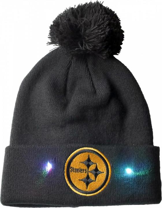 Actual product image Foco Pittsburgh Steelers - NFL - Light Up Beanie - Black