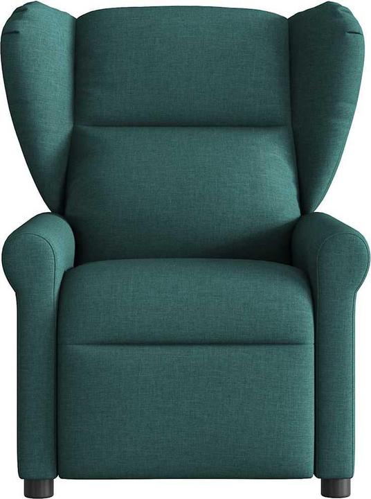 Immagine prodotto vidaXL Poltrona massaggiante Tessuto verde scuro Poltrona massaggiante TV