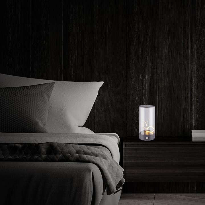 Produktbild Briloner WIGGLE Akku Tischleuchte mit Lichtfaden - Anthrazit