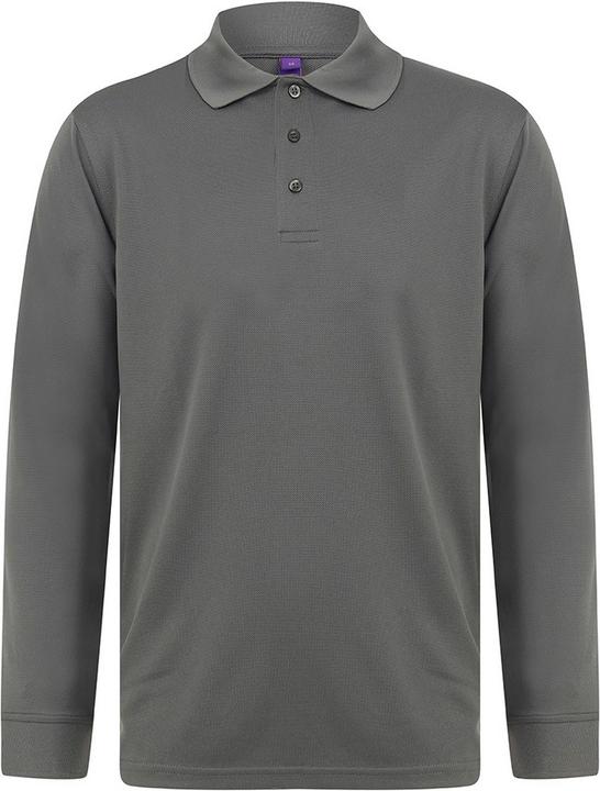 Image du produit Henbury Coolplus Polo à manches longues (L)