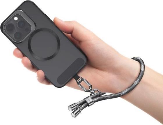 Actual product image Usams Uniwersalna smycz do telefonu 34cm szary/grey ZB282GS01 (US-ZB317)