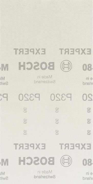 Immagine prodotto Bosch Professional Zubehör EXPERT M480 Rete di levigatura per levigatrici orbitali, 115 x 230 mm, G 320, 10 pezzi. (P320)