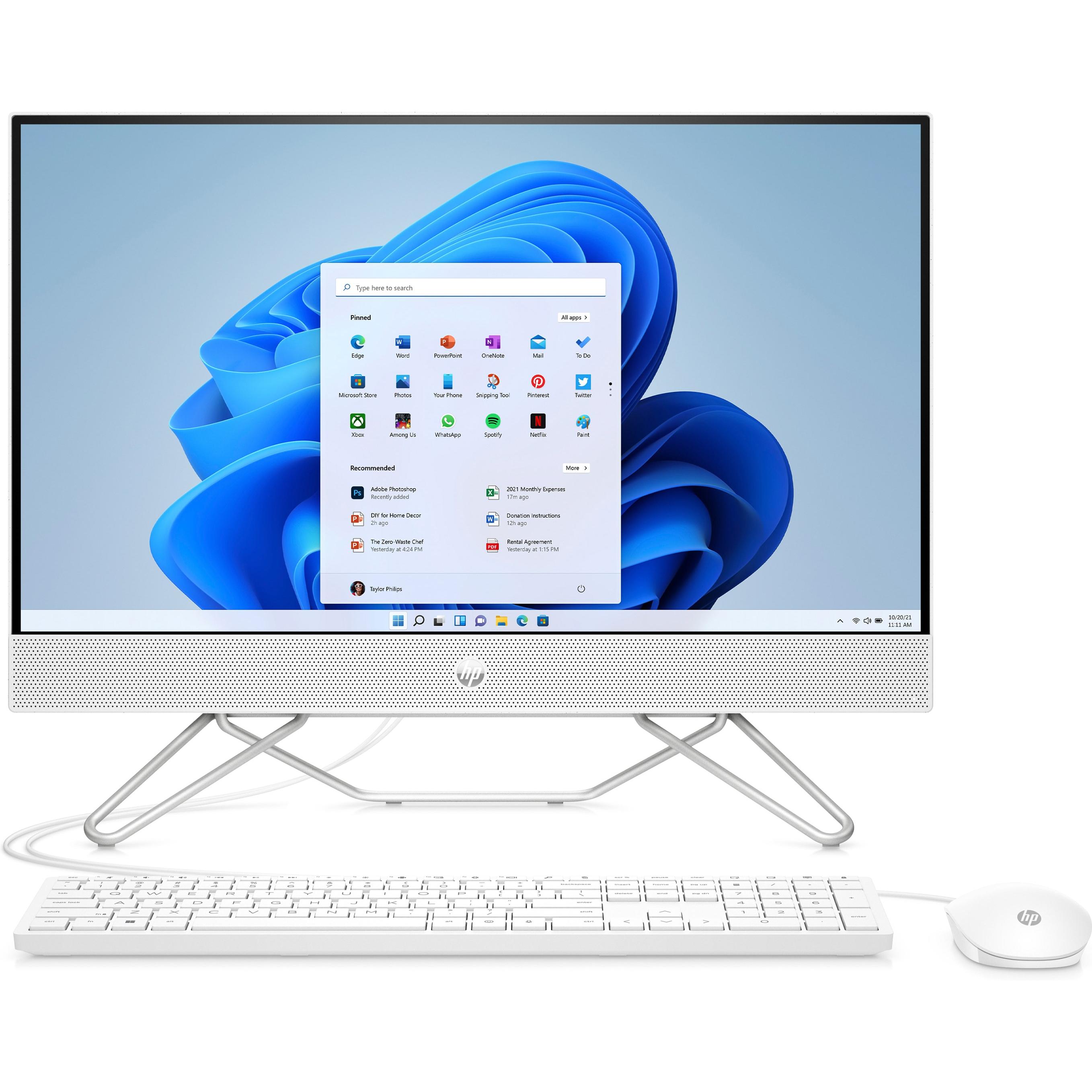 HP All-in-One PC 24-cb1110ng (60,5cm (23,8") FHD-Display, Intel i3-1215U, 8GB RAM, 512GB SSD, Window (Intel Core i3-1215...