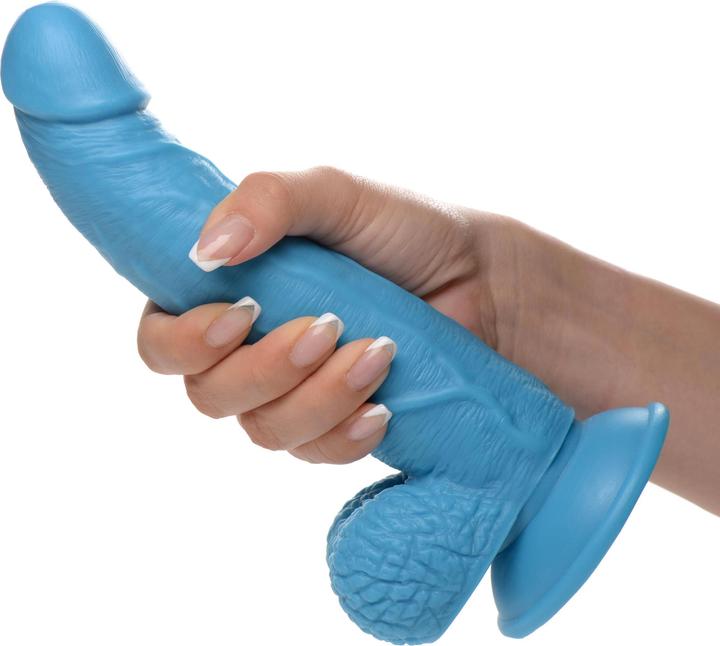 Produktbild Pop Peckers Poppin Dildo 19 cm - Blue