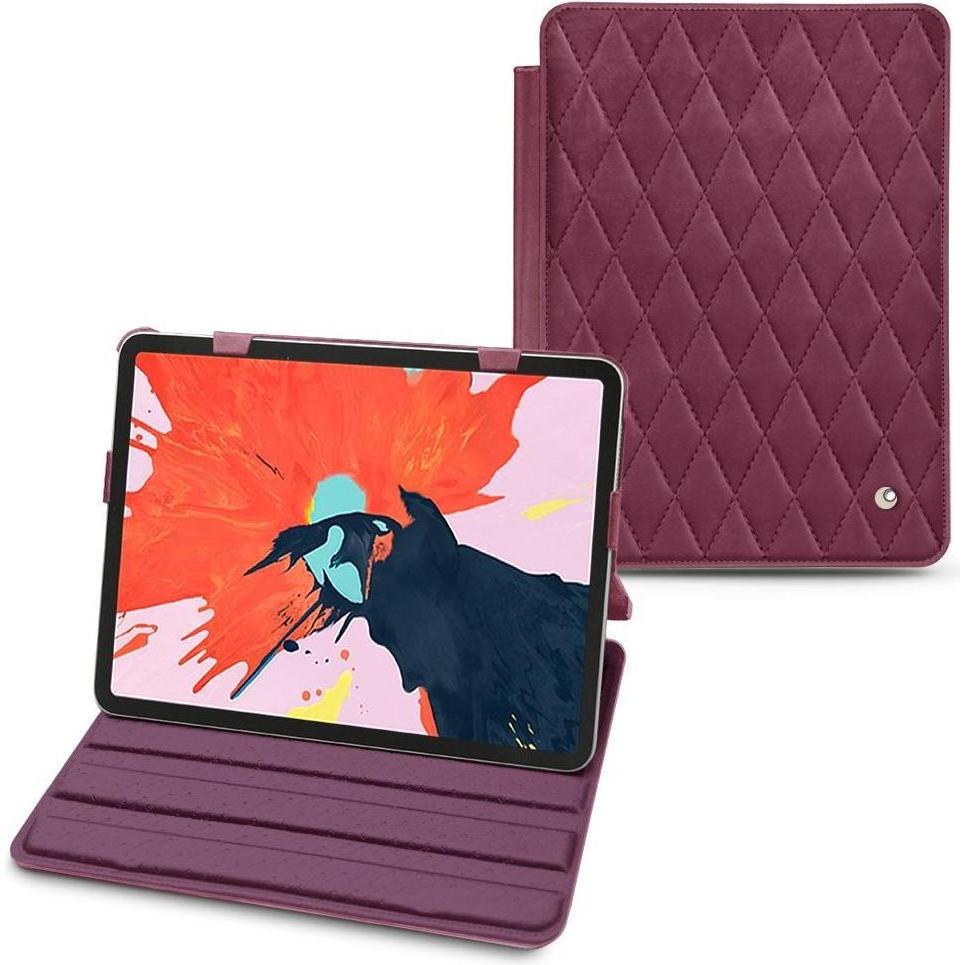 Noreve Lederschutzhülle horizontal (iPad Pro 11 2018 (1. Gen)), Tablet Hülle, Violett