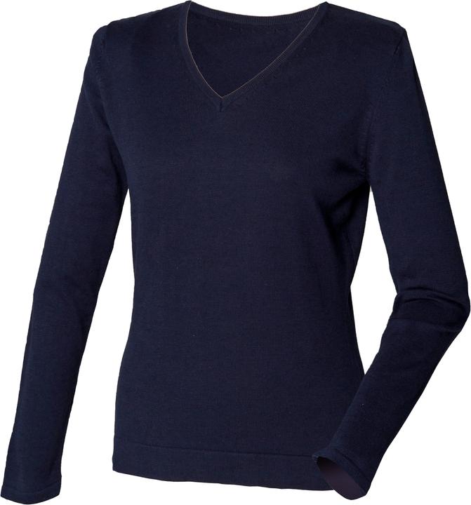 Produktbild Henbury FeinstrickPullover mit VAusschnitt (S)