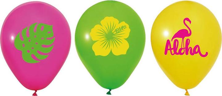 Produktbild Globos Europe 12 Zoll Aloha-Luftballons - 6 Stück. (6x)