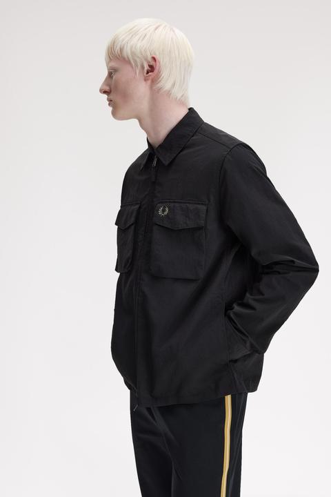 Actual product image Fred Perry Utility overshirt in ripstop (XL)