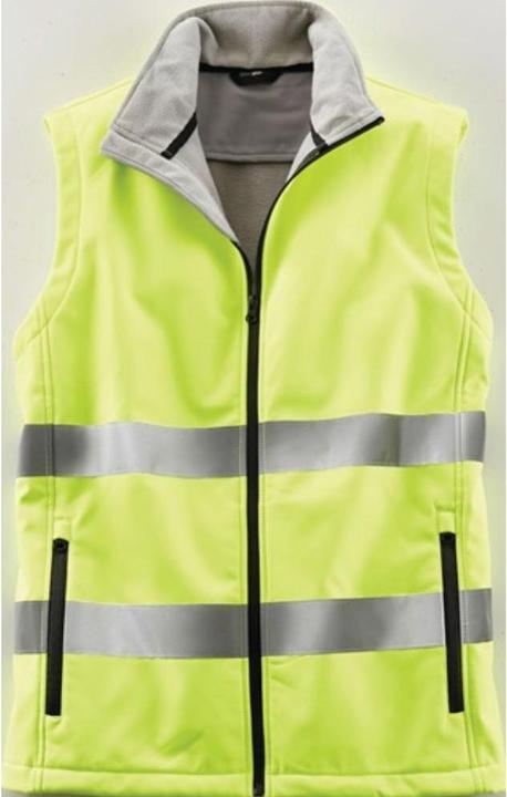 Terrax High visibility waistcoat workwear size M yellow EN 20471 class 1