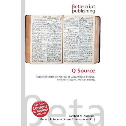 Thumbnail - Q Source, Sachbücher von Lambert M. Surhone, Mariam T. Tennoe, Susan F. Henssonow