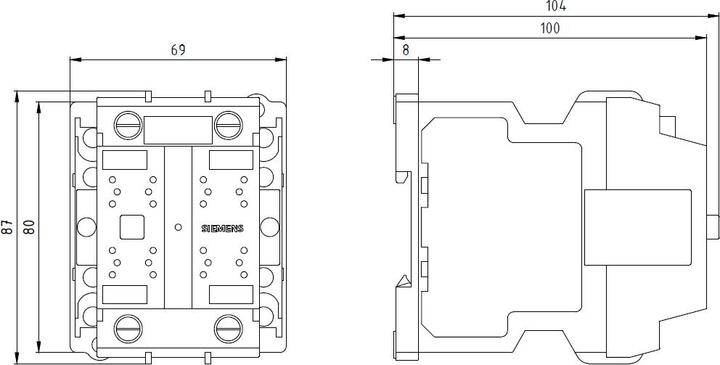 Produktbild Siemens Contactor Size 2, 2P, 110V