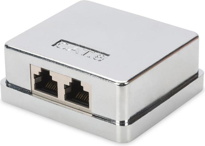 Image du produit Digitus CAT 6 Boîtier de consolidation 2 Module Keystone blindé à 2 ports (Accessoires pour câbles)