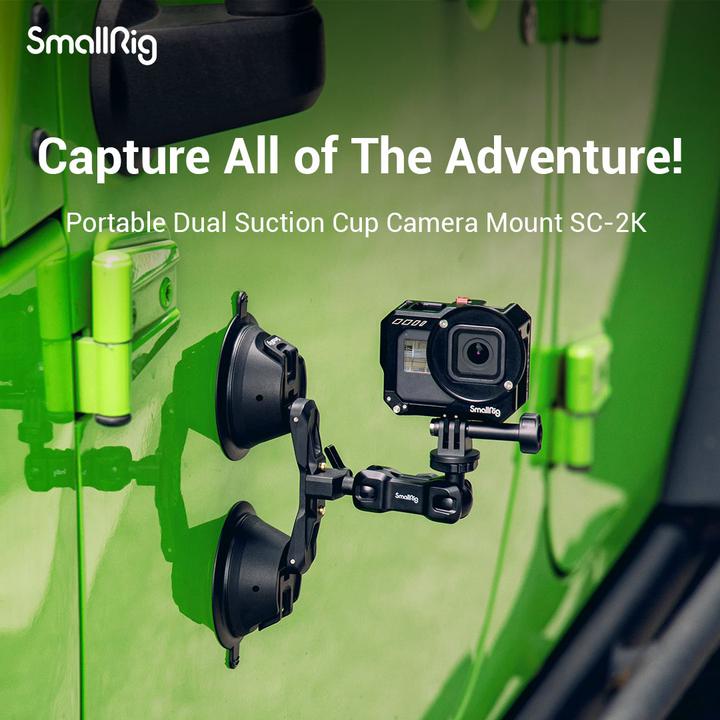 Image du produit SmallRig Support Port. Support de caméra à aspiration double SC-2K (Accessoires vidéo divers)