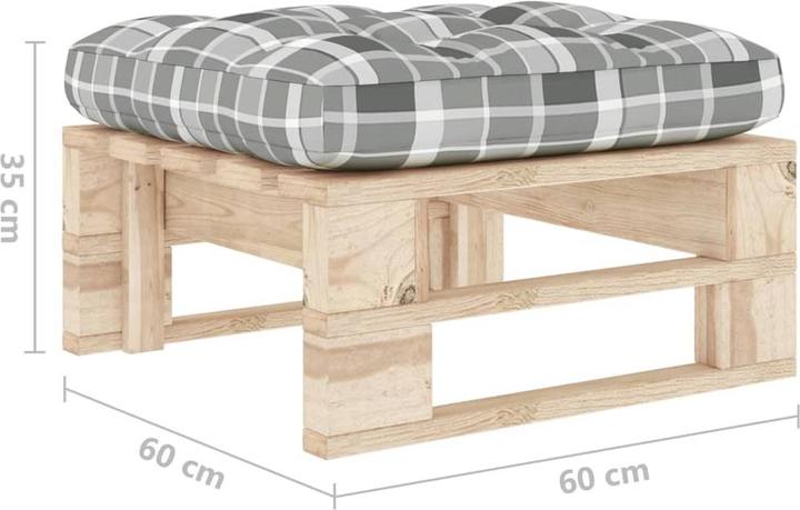 Produktbild vidaXL Paletten-Mittelsofa