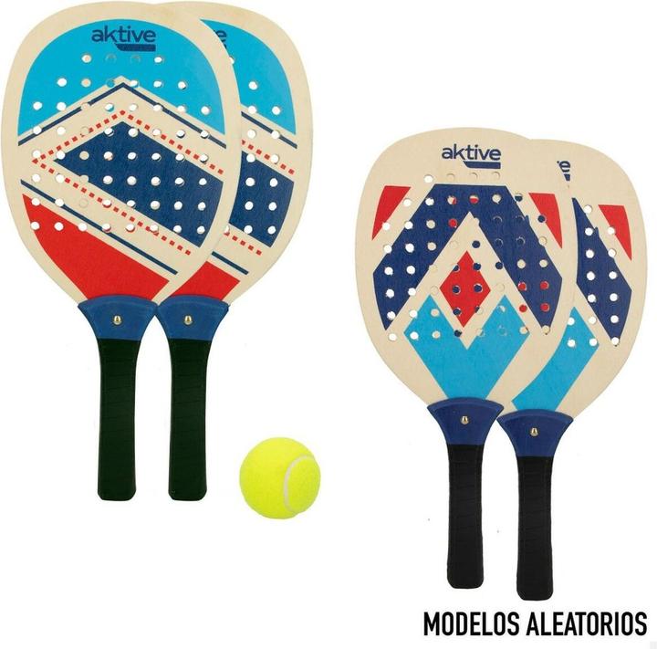 Actual product image Aktive Strandschläger mit Ball Blau Rot (12 Stück)