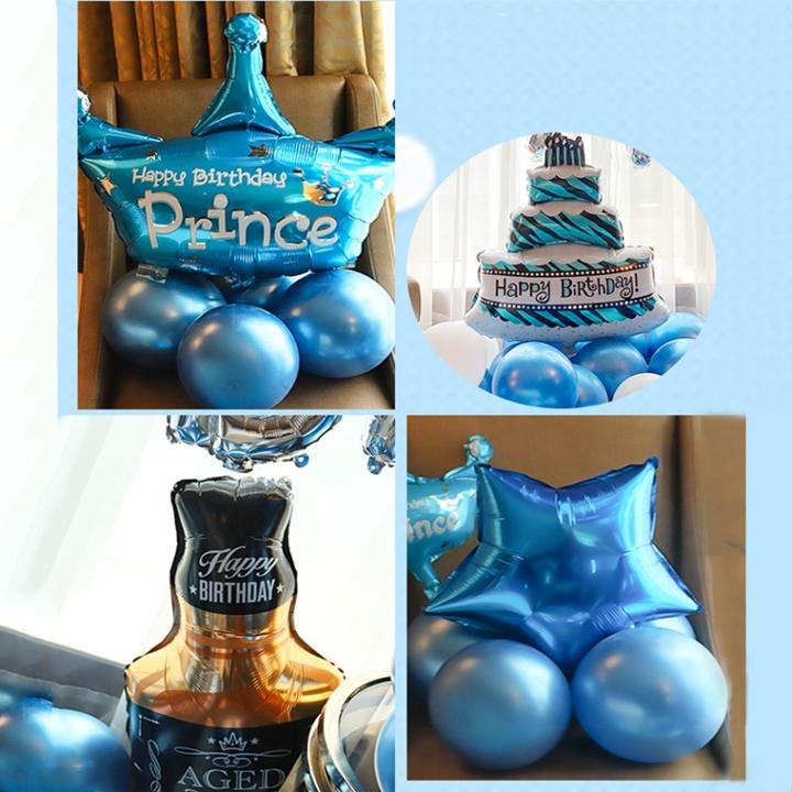 Immagine prodotto Ueli Express 99 palloncini blu di buon compleanno in 1 Mega Set